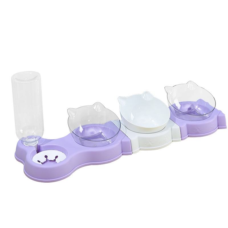 Bát ăn uống ghép hình_Bát ăn đôi_Bát ăn đơn chó chó mèo