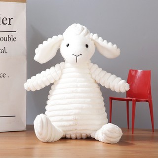 Gấu bông cho bé, cừu bông, gấu bông cừu trắng ngộ nghĩnh, cừu trắng size to 40 cm