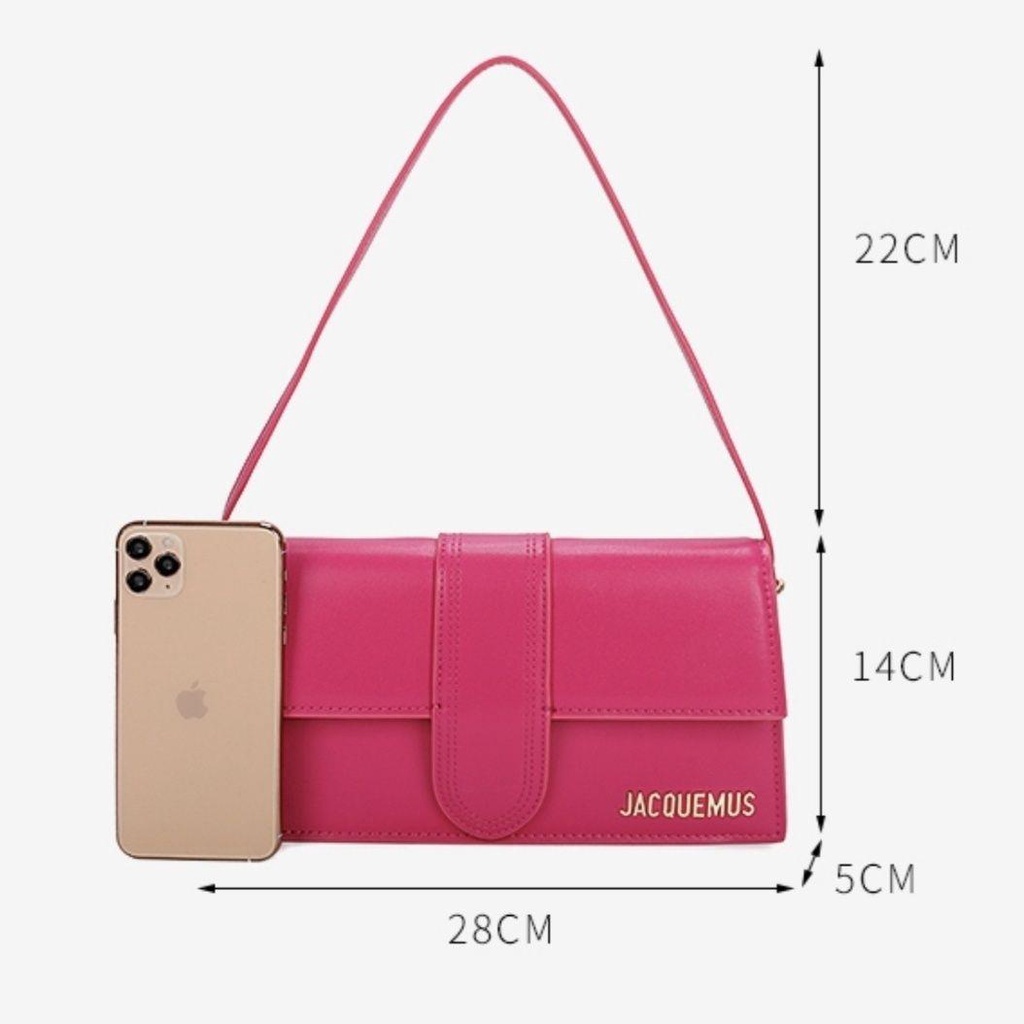 Jacquemus Túi Đeo Chéo Nhỏ Hình Vuông Thời Trang Chất Lượng Cao