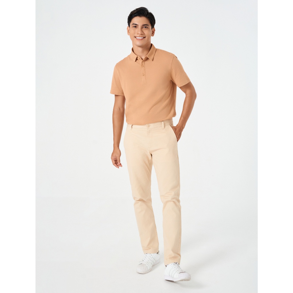 Quần khaki nam CANIFA chất liệu cotton pha, kiểu dáng basic phom ôm trẻ trung, năng động 8BK22A005