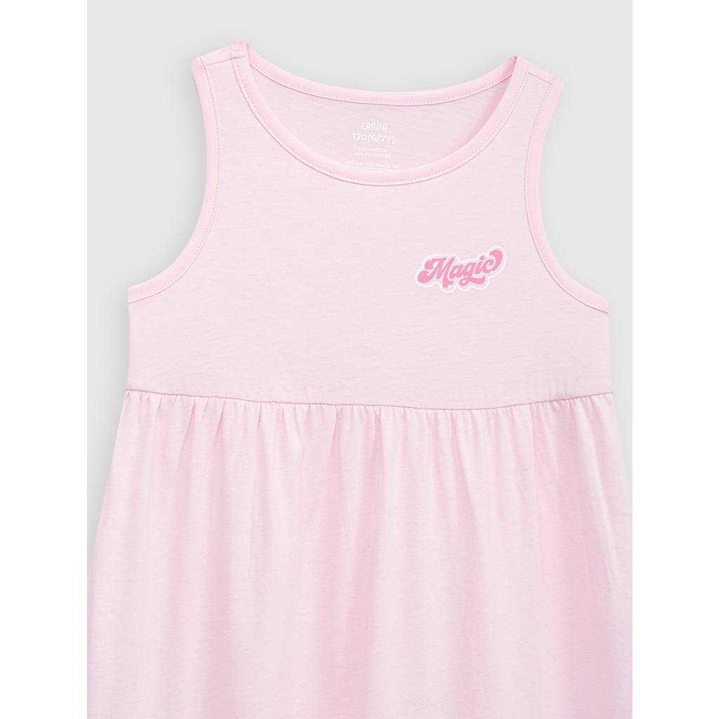 Váy liền bé gái CANIFA chất liệu cotton pha 1DS23S002