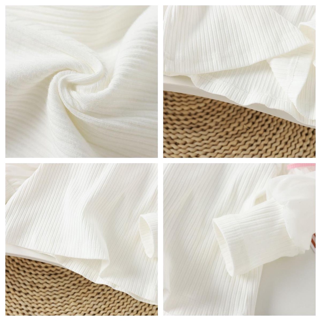 Áo Sơ Mi Dệt Kim Họa Tiết Hoạt Hình Phong Cách Hàn Quốc Thời Trang Xuân Thu Cho Nữ