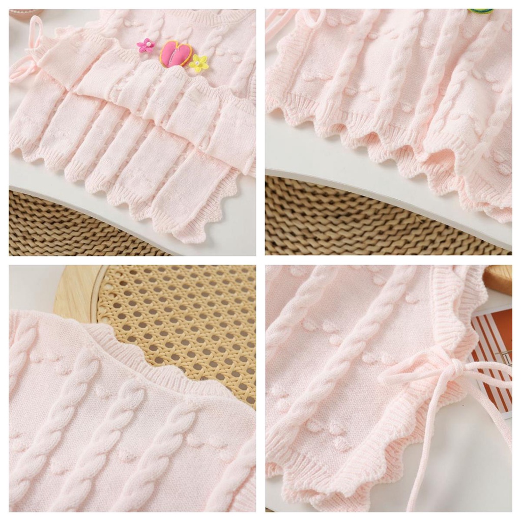 Áo Sơ Mi Dệt Kim Họa Tiết Hoạt Hình Phong Cách Hàn Quốc Thời Trang Xuân Thu Cho Nữ