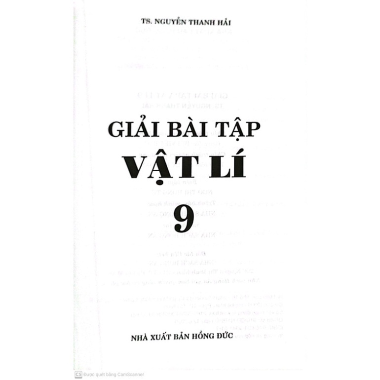 Sách - Giải Bài Tập Vật Lí 9