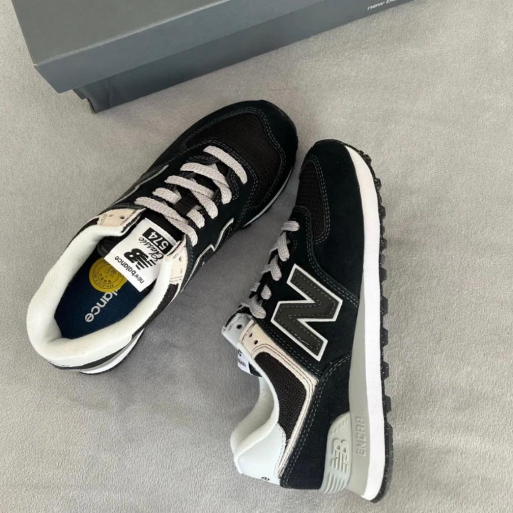 Giày sneaker  New balance 574 black giày chính hãng nam&nữ