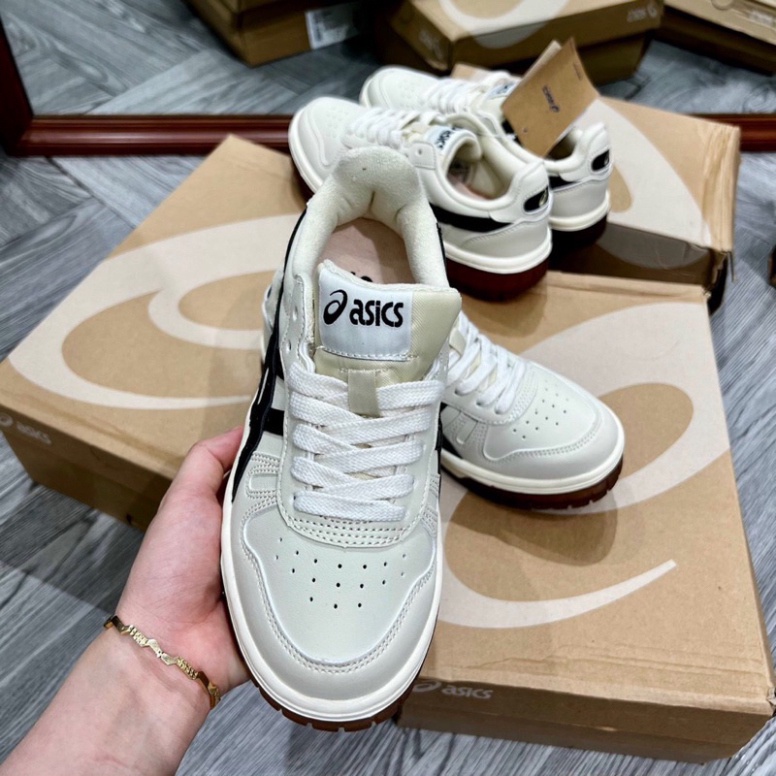 Giày Asics Court MZ Cream Black Gum mẫu mới nhất hót trend đủ size nam nữ full box bill