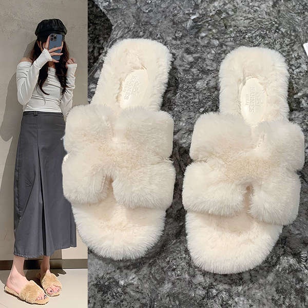 Dép Lông Đế Dày Phong Cách Mới Cho Nữ