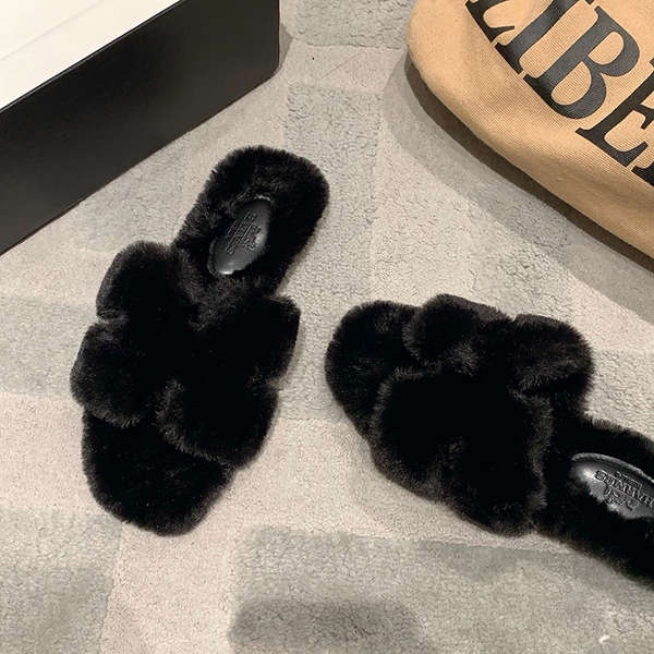 Dép Lông Đế Dày Phong Cách Mới Cho Nữ