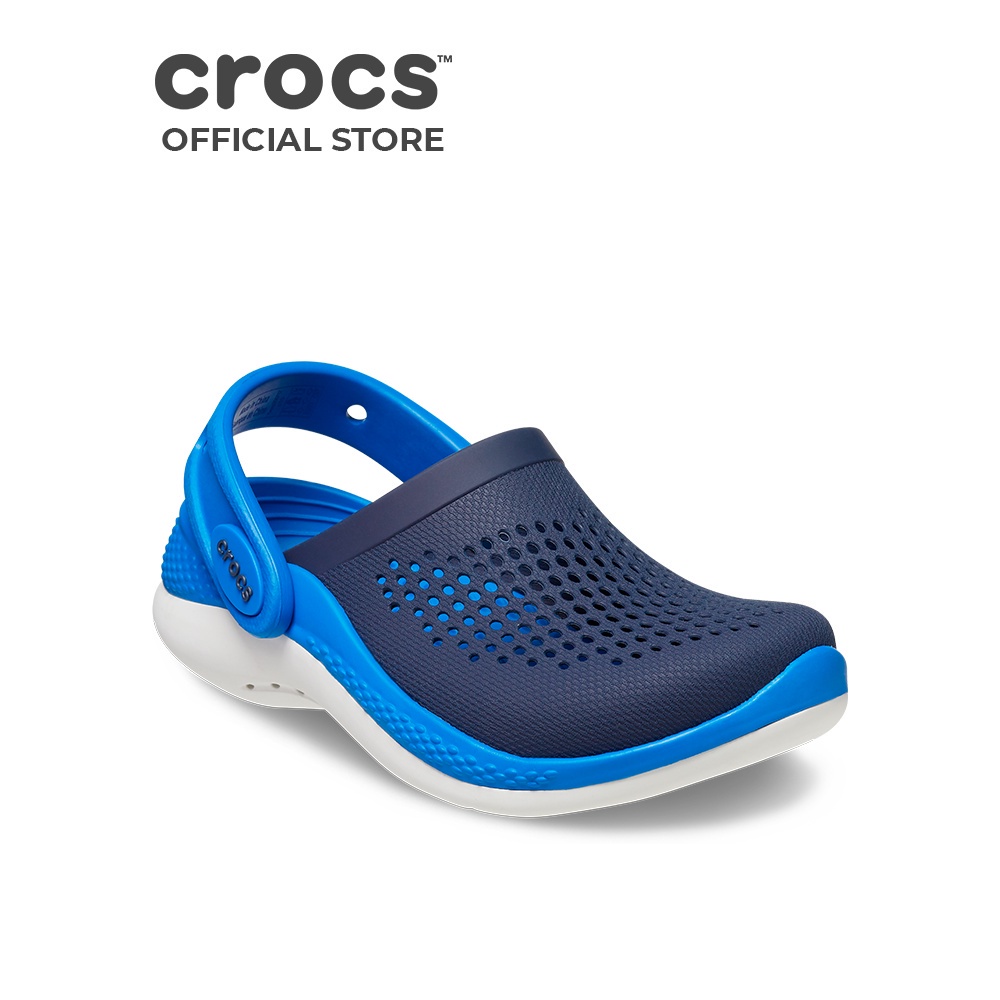 Giày Clog Trẻ Em Crocs Toddler Literide 360 - Navy/Bright Cobalt