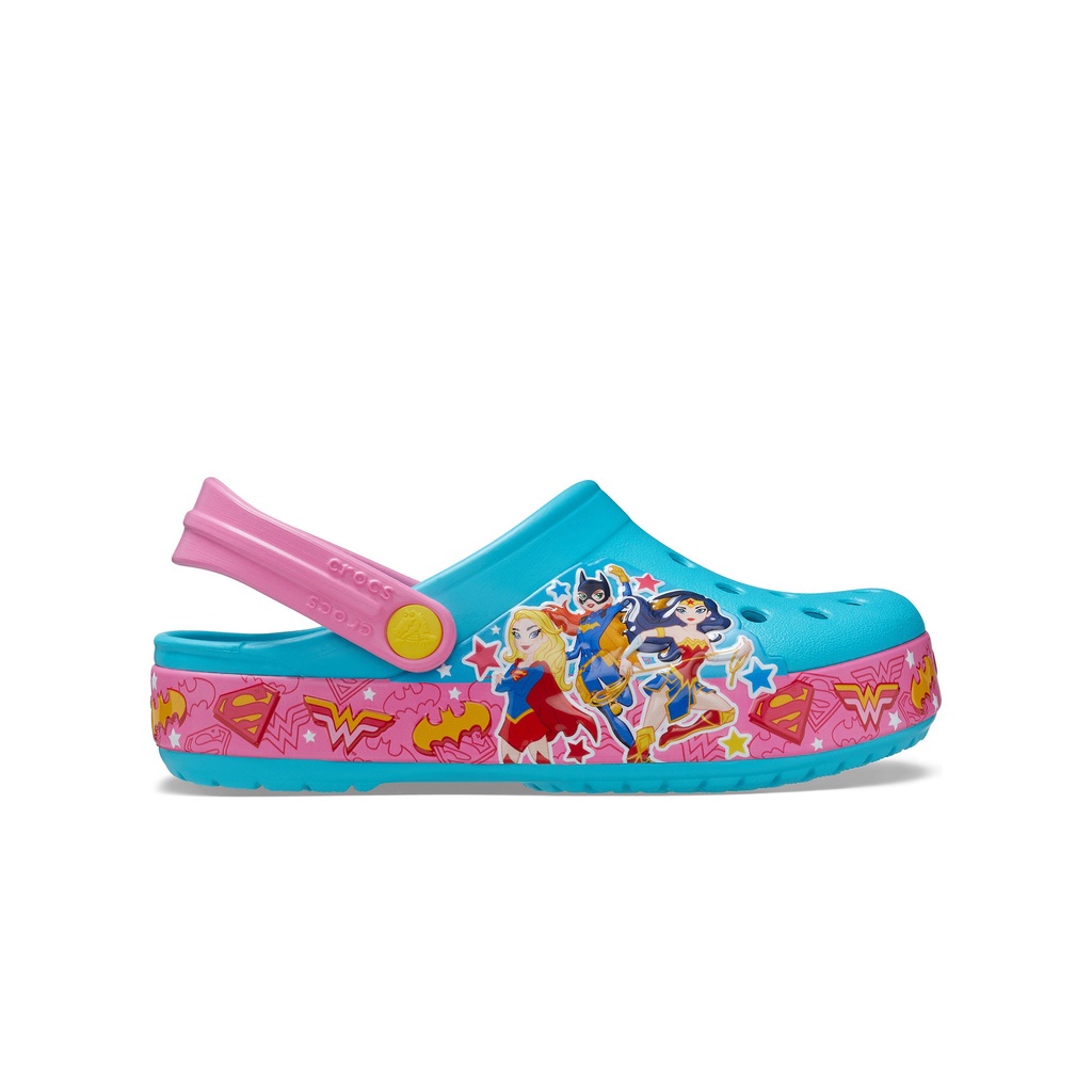 Giày Clog Trẻ Em Crocs Dc Super Hero Funlab - Digital Aqua
