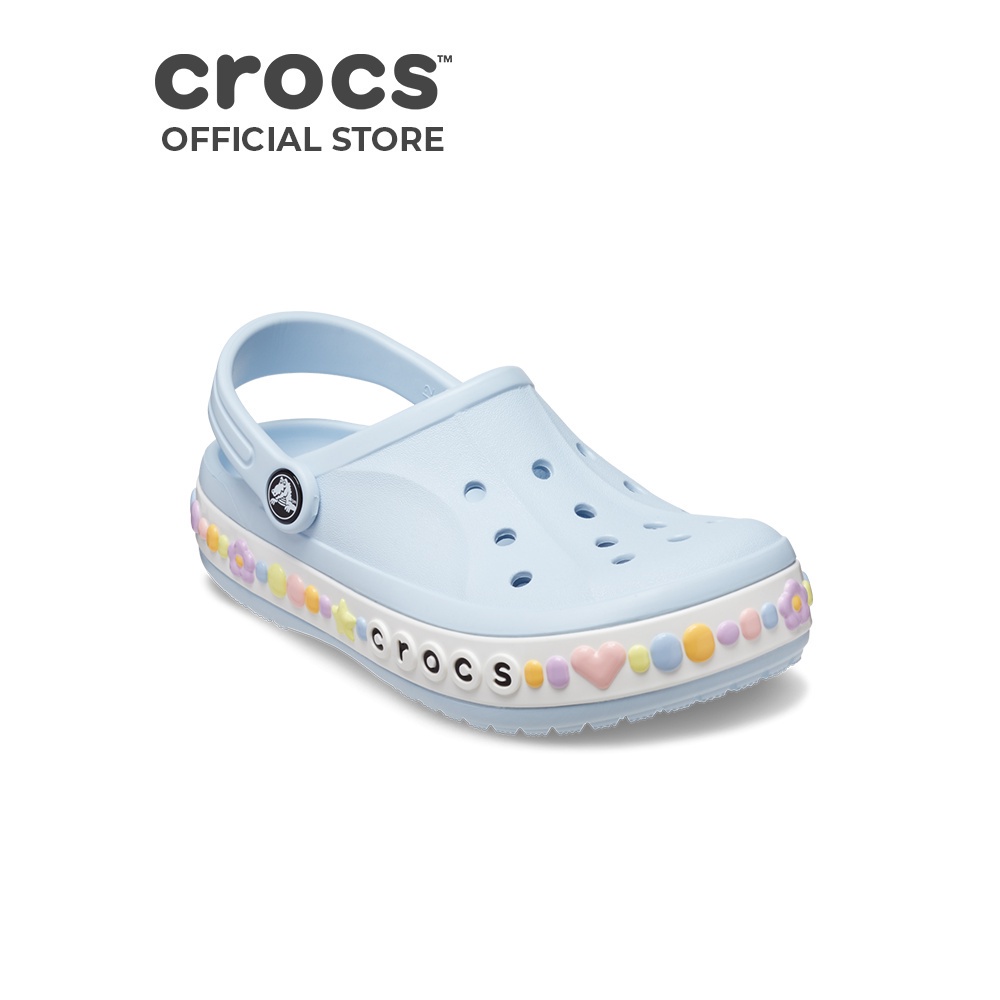 Giày Clog Trẻ Em Crocs Bayaband Charm Band - Blue