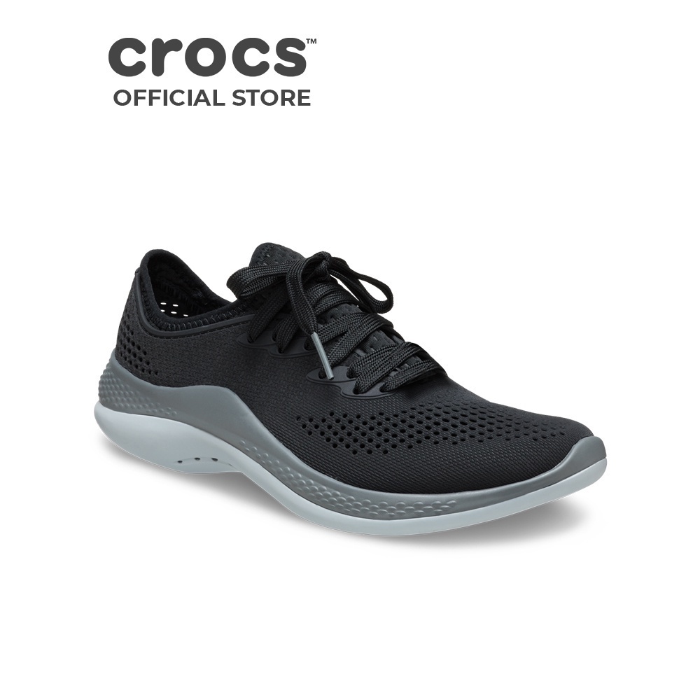 Giày Thời Trang Nam Crocs Pacer Literide 360 - Black/Slate Grey