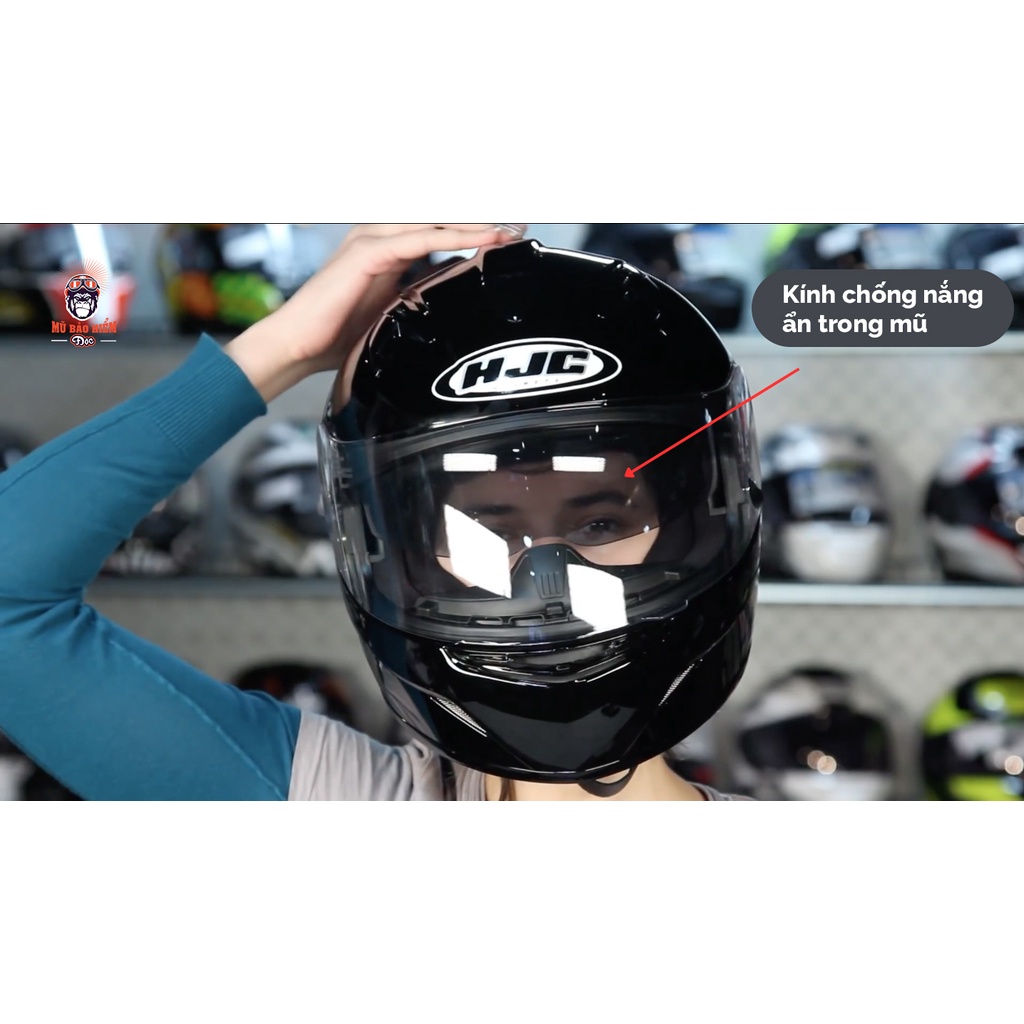 MŨ BẢO HIỂM FULLFACE HJC HC-F16  CHÍNH HÃNG