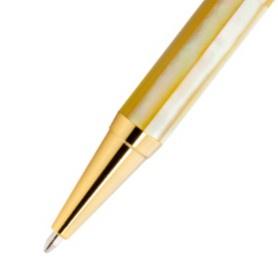 Bút Ký Cao Cấp BLUSAIGON Inspired Khảm Trai Vàng Bắc Úc 001008002 - Khoen Vàng
