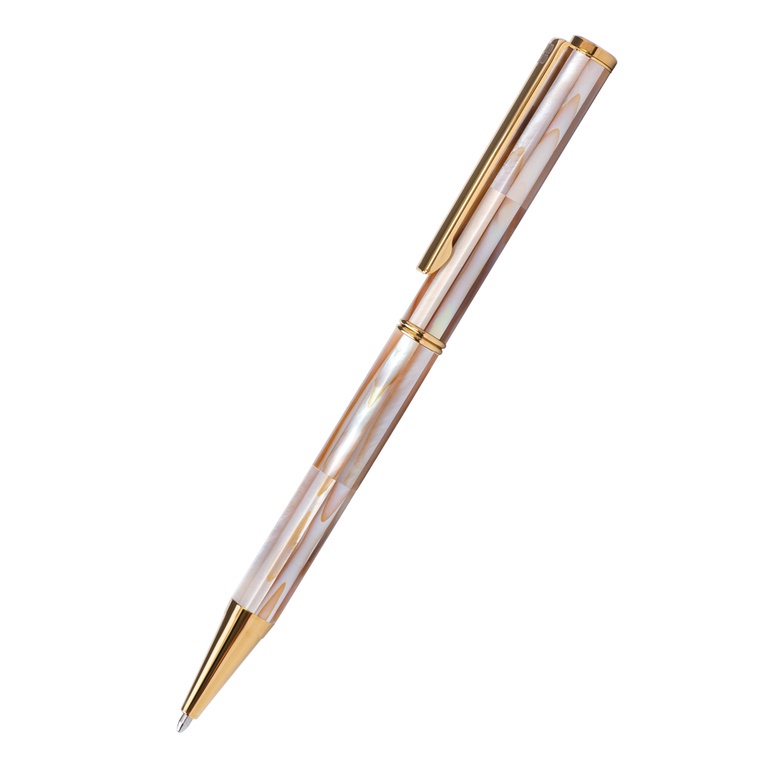Bút Ký Cao Cấp BLUSAIGON Inspired Khảm Trai Tím Mississippi 001013002 - Khoen Vàng