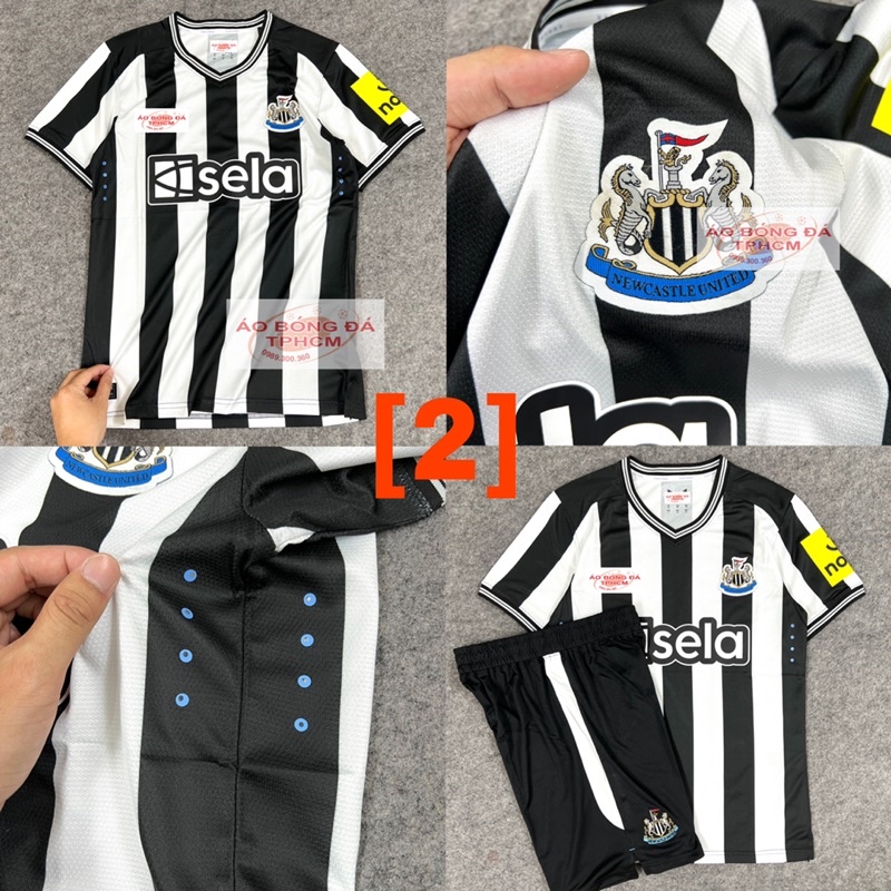 NewcastIe.mùa23/24-Áo Bóng Đá bản PLAYER hàng Thái cao cấp-NEWCAS sọc 23/24