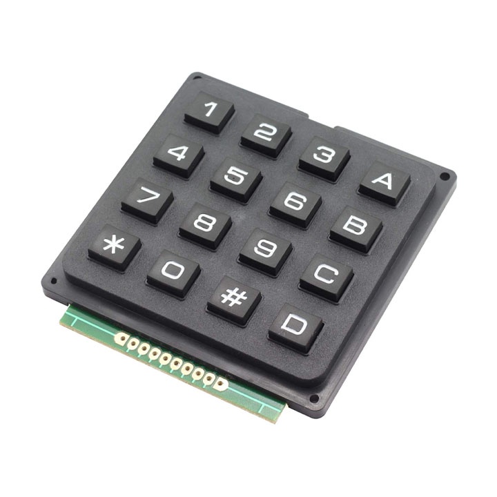Bàn Phím Ma Trận Nhựa Cứng 4x4 Keypad