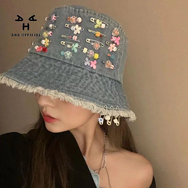 Aha Chính Thức Mũ Xô Cao Bồi Chống Nắng Mùa Hè Xỏ Hạt Đầy Màu Sắc Thủ Công diy Bán Chạy Cho Bé Gái