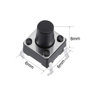 Nút nhấn 4 chân 6x6x8mm