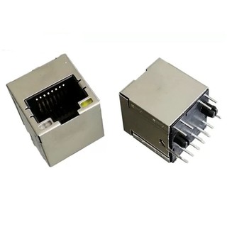 Cổng rj45 cái 8 chân có đèn báo