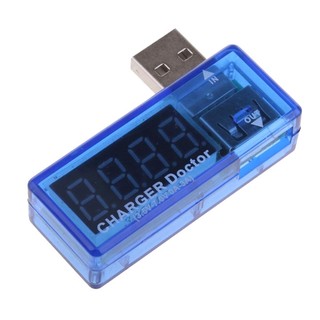 Usb đo dòng điện và điện áp dc màu xanh