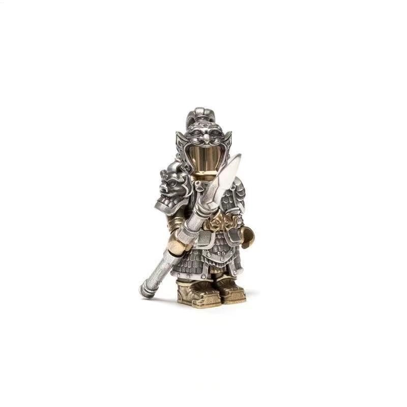 Compatible Bộ Đồ Chơi Xếp Hình lego Cưỡi Ngựa Bằng Kim Loại Phong Cách Trung Hoa