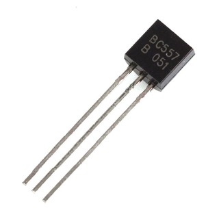 Transistor bc557 to-92 45v 0.1a npn