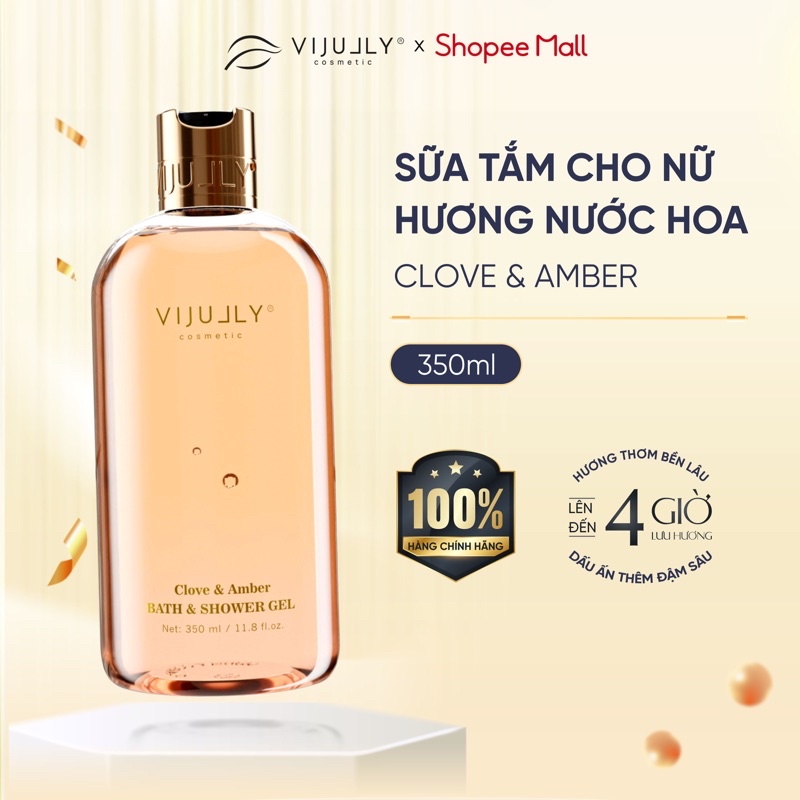Sữa Tắm Hương Nước Hoa Vi Jully - Clove & Amber
