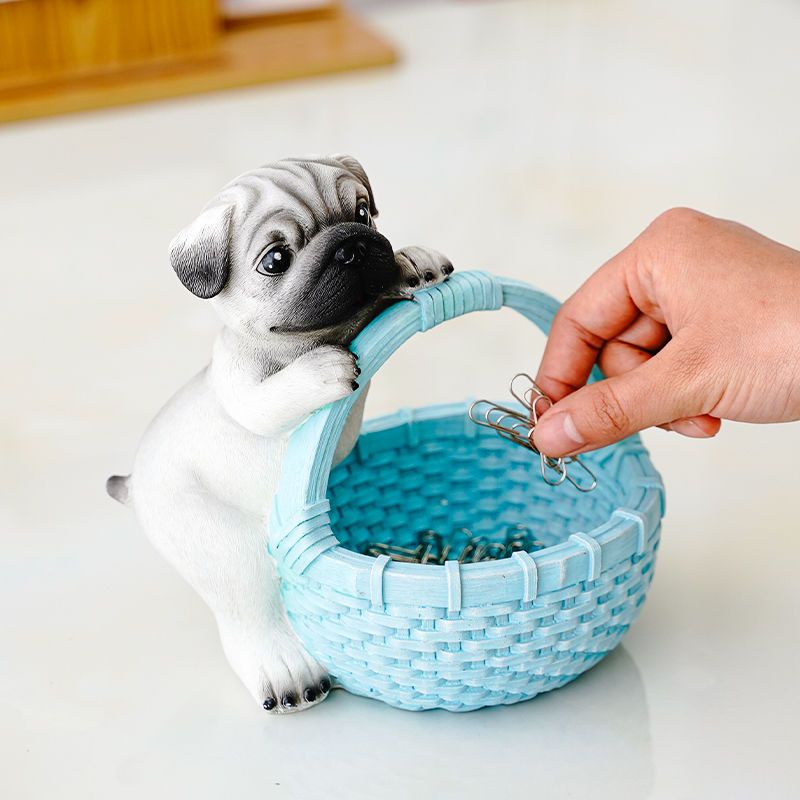 Khay Đựng Chìa Khóa / Tivi / Phòng Khách Hình Cún Con Sáng Tạo