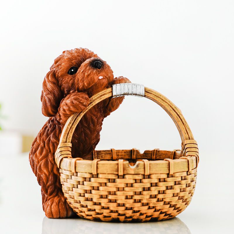 Khay Đựng Chìa Khóa / Tivi / Phòng Khách Hình Cún Con Sáng Tạo