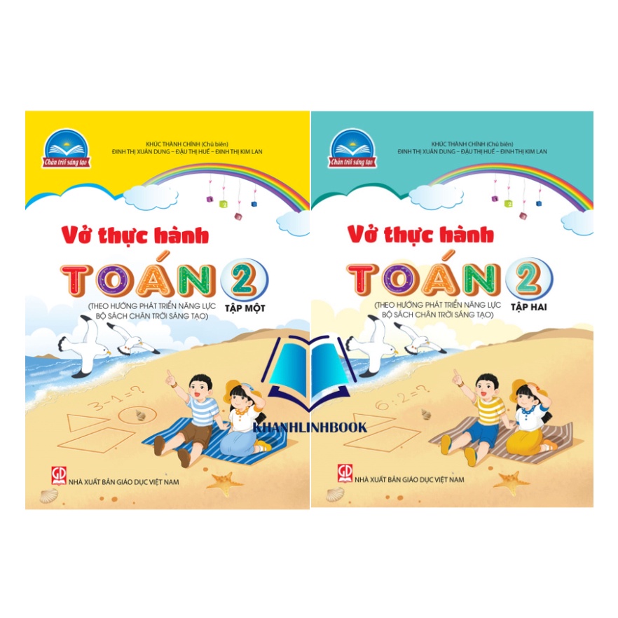 Sách - Combo Vở thực hành Toán 2 - tập 1 + 2