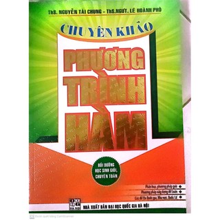 Sách - Chuyên khảo phương trình hàm