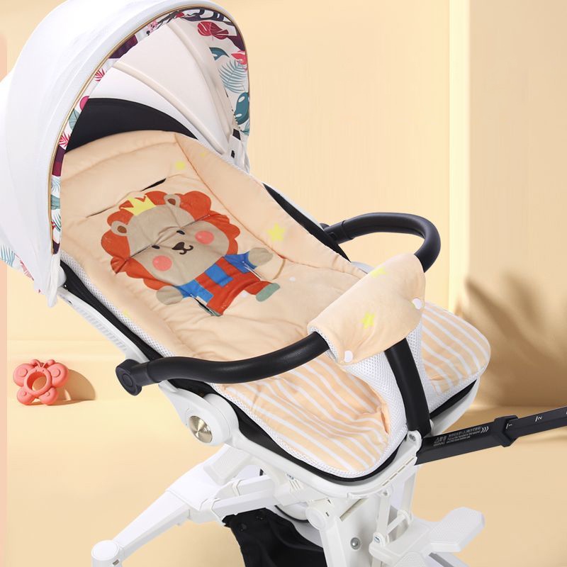 Đệm Lót Xe Đẩy Em Bé Chất Liệu cotton Dày Dặn Thoáng Khí