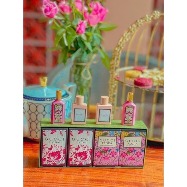SET NƯỚC HOA GUCCI MINI 5ml BLOOM+FLORA