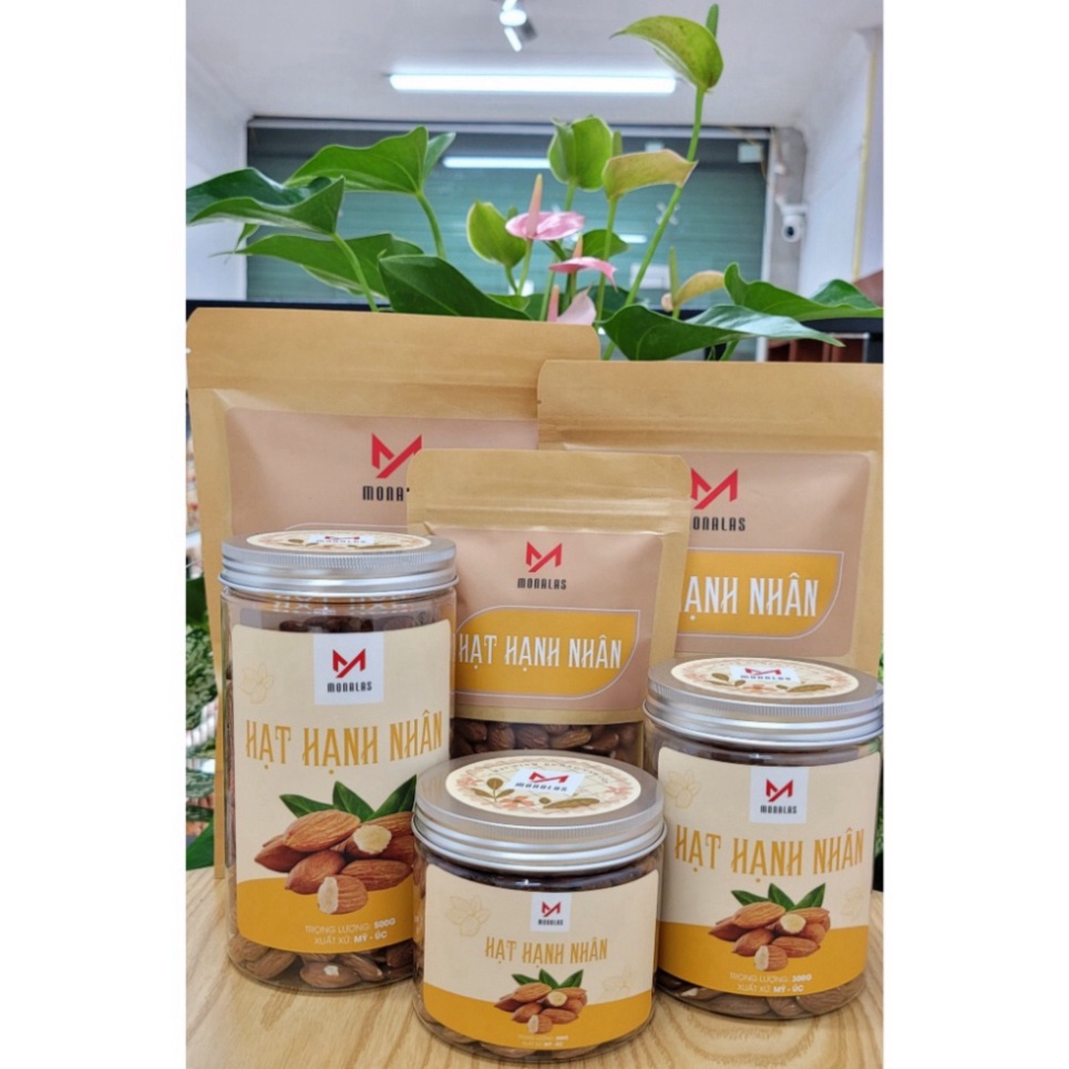 Hạt hạnh nhân sấy chín giàu dinh dưỡng 500g