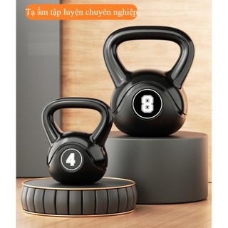 Tạ bình vôi, tạ ấm, tạ quai xách, tạ chuông bọc nhựa dụng cụ tập gym tập mông đùi gym thể dục tại nhà