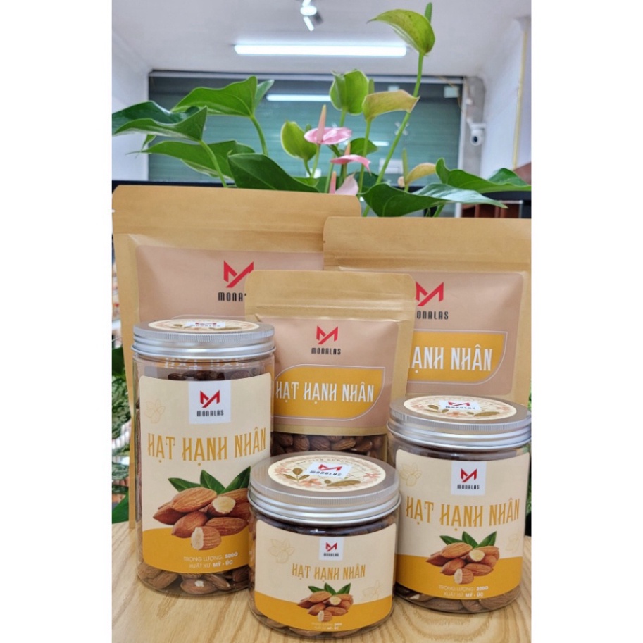 Hạt hạnh nhân sấy chín giàu dinh dưỡng