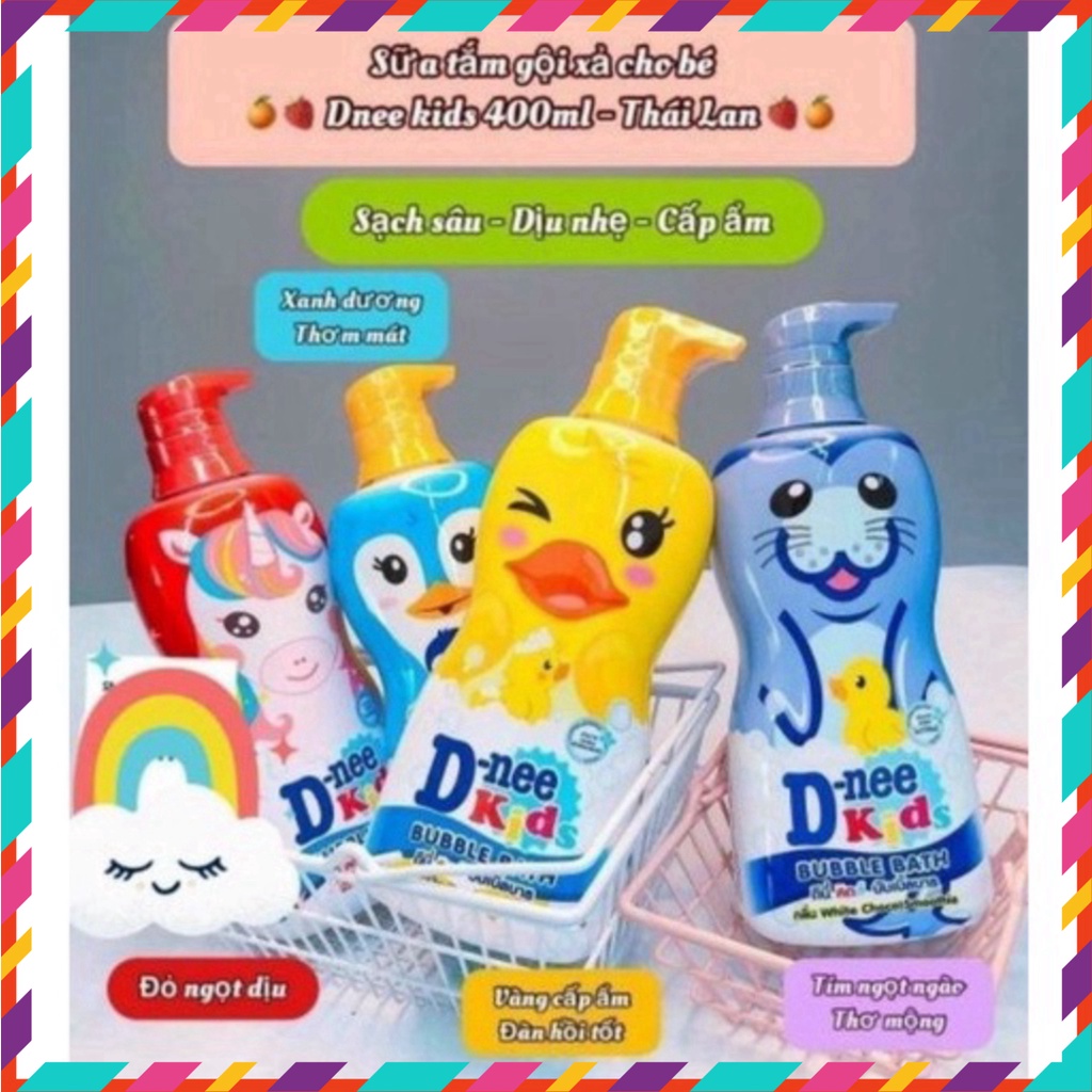 SỮA TẮM GỘI 2in1 DNEE D-NEE KIDS 400ML THÁI