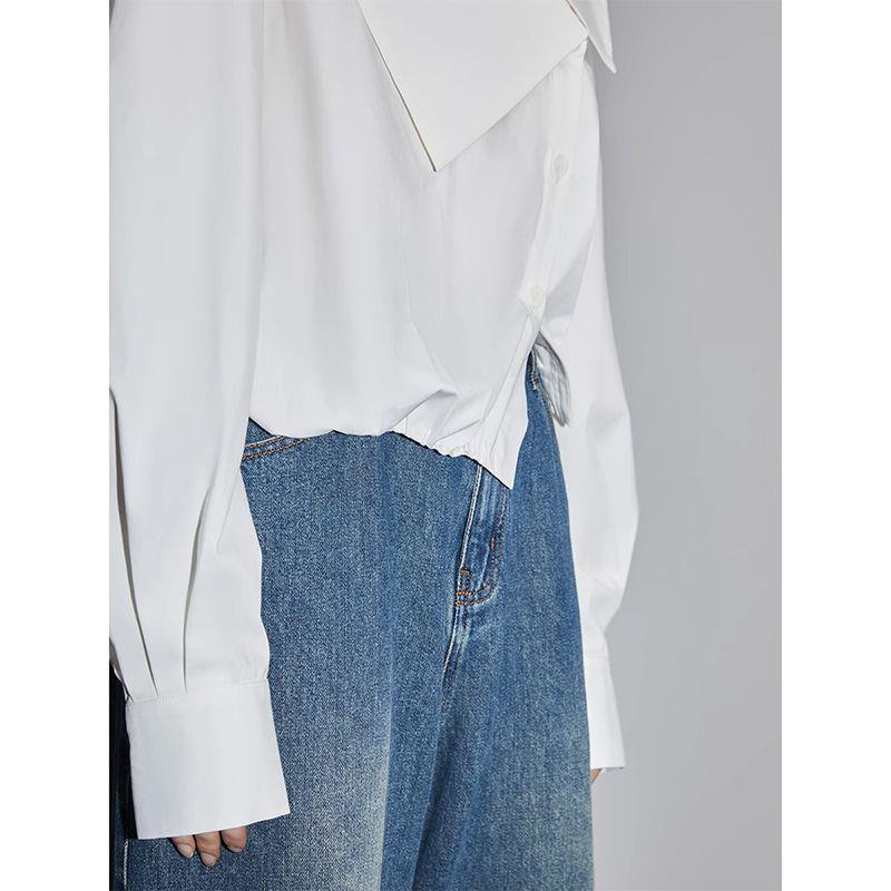 Áo Sơ Mi Dài Tay Thiết Kế Mới Cao Cấp Thời Trang Mùa Thu Theo Phong Cách Pháp Cho Nữ