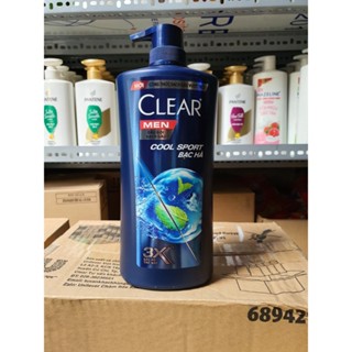 (Xem kỹ mô tả)DẦU GỘI CLEAR MEN COOL SPORT BẠC HÀ MÁT LẠNH 900G