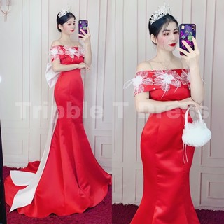 Đầm maxi mặc cưới TRIPBLE T DRESS siêu tôn dáng - size S/M/L