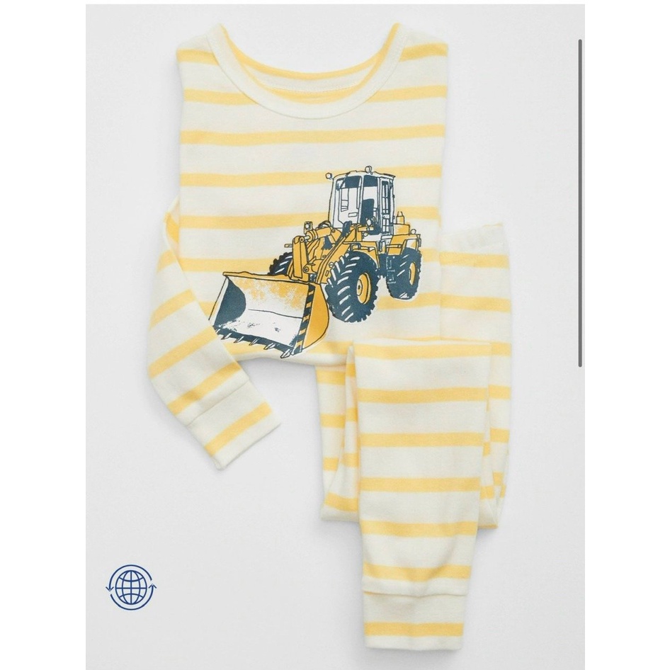 Bộ cotton BabyGap BT - nhiều hình ô tô size 12m - 6y