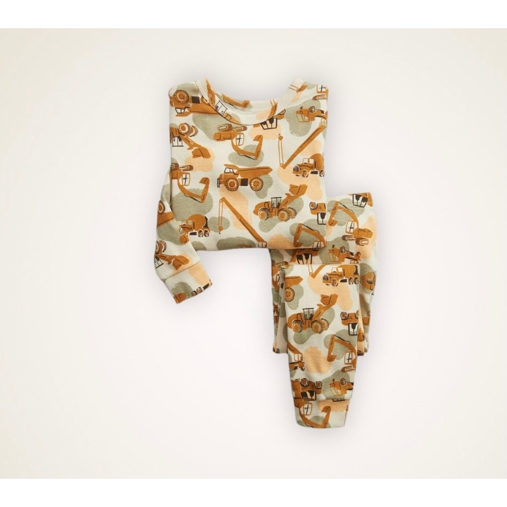 Bộ cotton BabyGap BT - nhiều hình ô tô size 12m - 6y