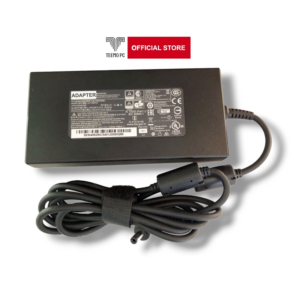 Sạc Cho Laptop ASUS G75 G750JW-BBI7N05 G750JW-DB71 G750JX-DB71 230w- Hàng New Seal TEEMO PC X13