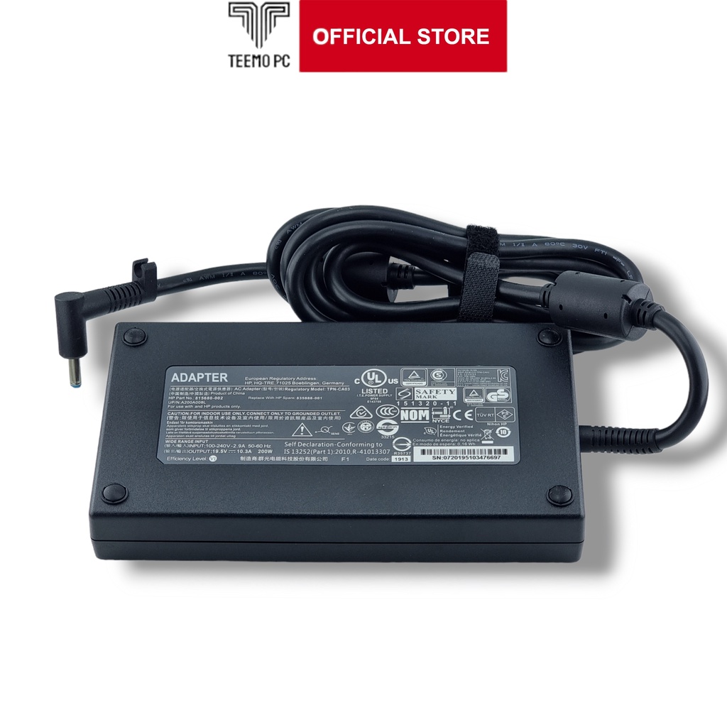 Sạc Cho Laptop HP ZBook 15 G4 HSN-C03C; ZBook Studio G3 G4 G5 Mobile Workstation 200w- Hàng New Seal