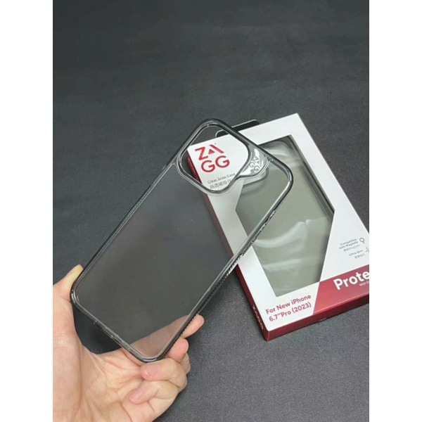 Ốp lưng trong suốt ZAGG cho iphone 15 pro max,15 pro siêu chống sốc bảo vệ máy