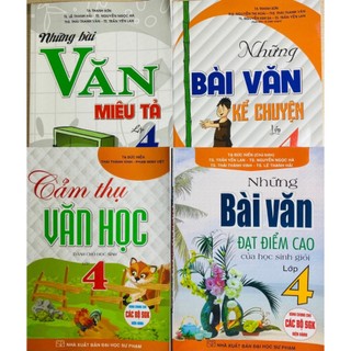 Sách - combo 4 cuốn bổ trợ kiến thức văn lớp 4 ha