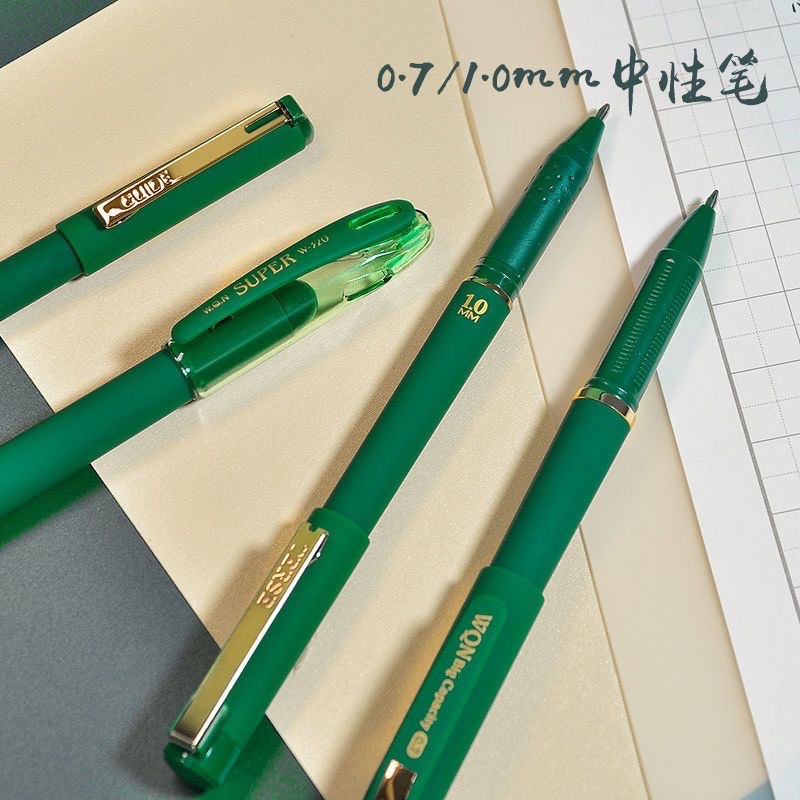 Bút gel 0,7mm mực xanh luyện viết chữ trung-nhật-hàn