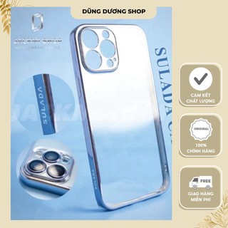 Ốp IPhone  Trong Suốt SULADA  Loại Dày | Ốp Lưng Trong Suốt IPhone 6/7/8/Plus/11/12/13/Pro/Max