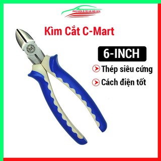 Kìm C-Mart 150mm-6 Inch bọc cách điện cao cấp - kìm cắt